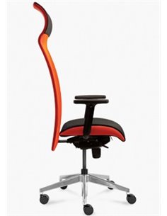 Крісло TRONHILL Solium для керівника червоне 2