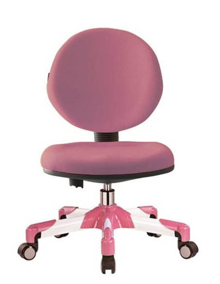 Крісло Mealux Y-120 KP метал білий / оббивка рожева однотонна
