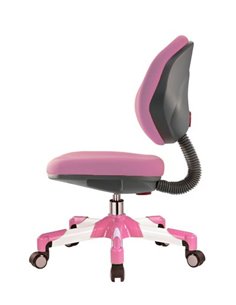 Крісло Mealux Y-120 KP метал білий / оббивка рожева однотонна 2