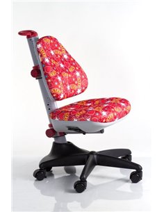 Крісло Mealux Y-317 ST оббивка червона з зірочками