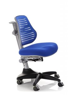 Крісло Mealux Y-327 SB оббивка однотонна синя