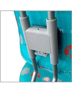 Крісло EVO Y-510 PH оббивка рожева з малюнком 2