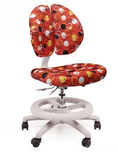 Крісло Mealux Y-616 R оббивка червона з кульками