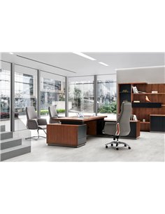 Крісло преміум-класу FORBES SILVER для керівника, шкіряне 2