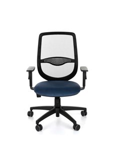 Крісло GROSPOL ZUMA Black / Blue для оператора 2