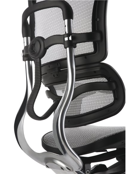 Крісло комп'ютерне ERGOHUMAN, ергономічне, чорного кольору