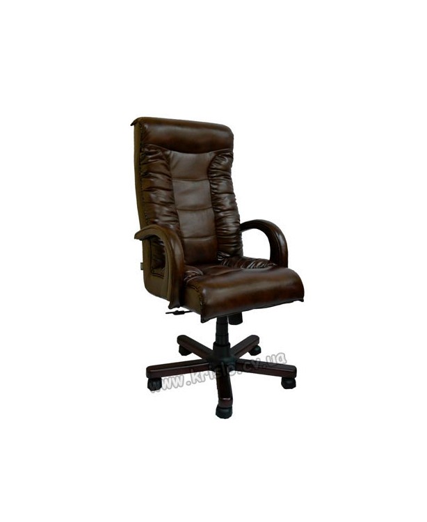 Крісло офісне Кінг, коричневе