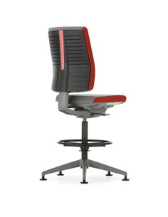 Крісло FREEFLEX GRAPHITE (FLX 740D) для оператора, c підставкою для ніг 2