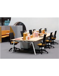 Крісло ECOFLEX BLACK (ECF 740 HA) для оператора 2