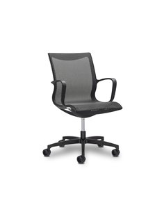 Крісло SITLAND SOUL AIR MEETING BLACK для відвідувача 2