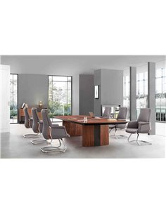 Крісло FORBES SILVER VISITOR для відвідувача преміум-класу, шкіряне 2